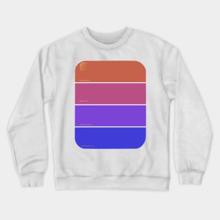 Spaceship Paint Chips Crewneck Sweatshirt